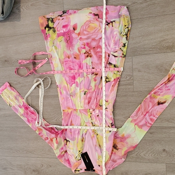 NWT Pink Floral BCBG Dress - Picture 9 of 11